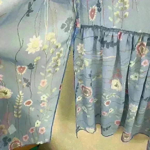 HILRY RADLEY for katherine barclay kimono bell sleeve M AC1 - Picture 4 of 7